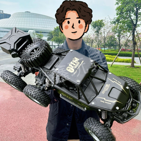 Oversized Alloy Remote Control Car Six-wheel Four-wheel Drive Off-road Vehicle
