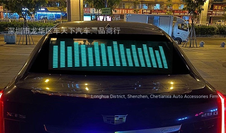 Car Music Voice Control Rhythm Lamp
