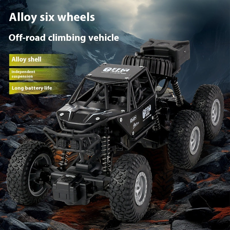 Oversized Alloy Remote Control Car Six-wheel Four-wheel Drive Off-road Vehicle