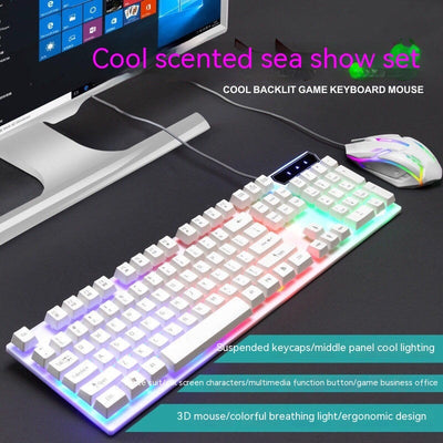 Limei GTX300 Punk Round Parts Cap Keyboard Mouse Suit