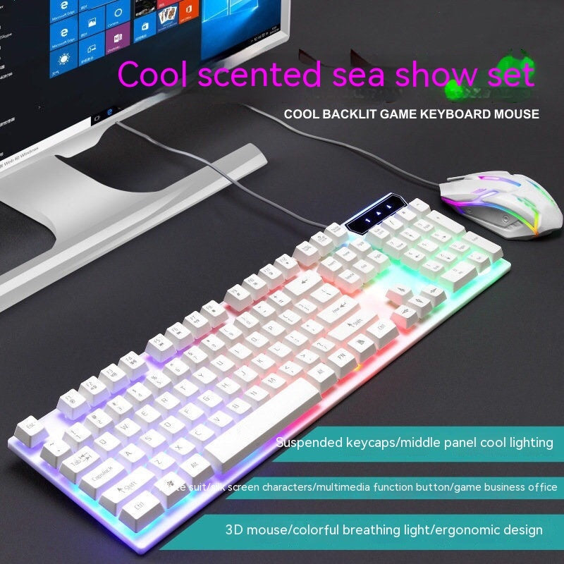 Limei GTX300 Punk Round Parts Cap Keyboard Mouse Suit