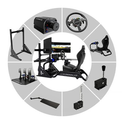 CAMMI racing F1 seat emulator cockpit driving emulator game seat race game