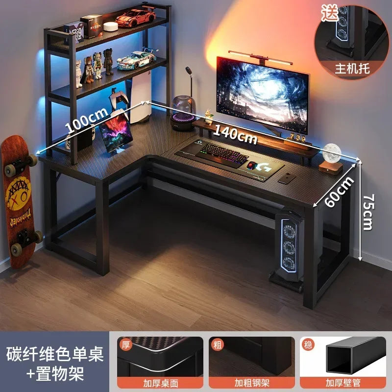 Gaming Desks, Writing Desk, Double Table, Family Bookcase Combination, Bedroom Study E-sports Room Use