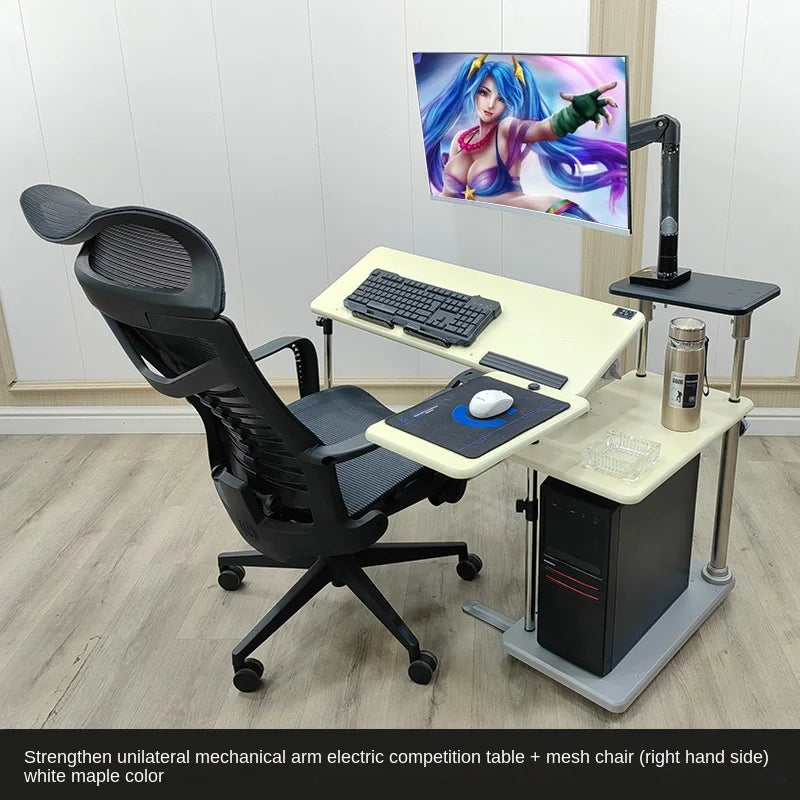 Bedside table Desktop space capsule E-sports table Bedside  Robotic arm  Lazy cockpit suspension bracket