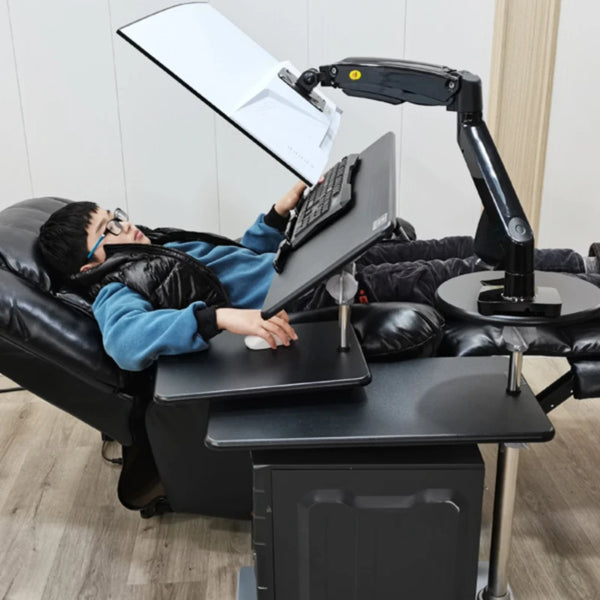 Bedside table Desktop space capsule E-sports table Bedside  Robotic arm  Lazy cockpit suspension bracket