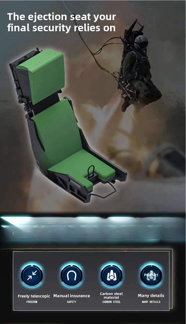 Aircraft brother F18 ejection seat simulation cockpit simulation
