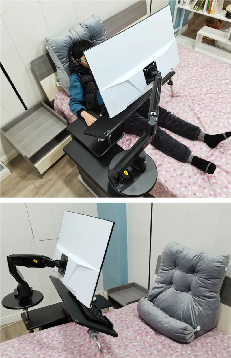 Bedside table Desktop space capsule E-sports table Bedside  Robotic arm  Lazy cockpit suspension bracket