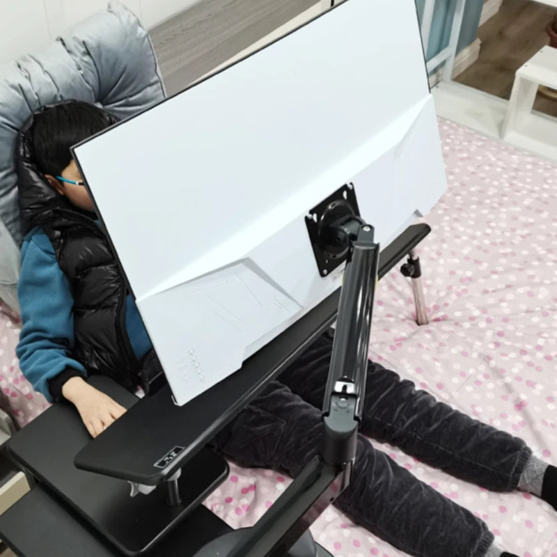Bedside table Desktop space capsule E-sports table Bedside  Robotic arm  Lazy cockpit suspension bracket