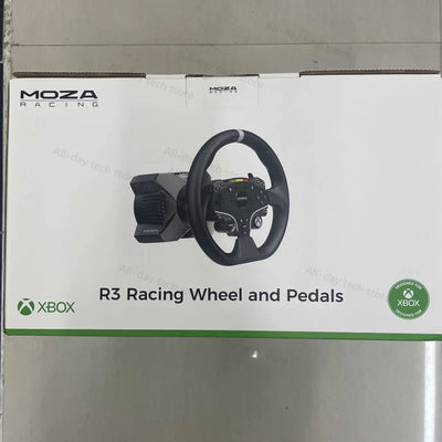 MOZA Racing R3 3.9Nm Direct Drive Wheel Base with ESX Steering Wheel and Pedals for Xbox
