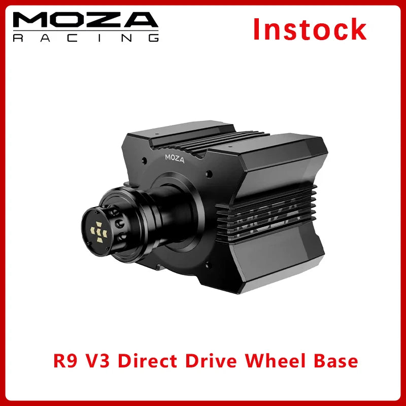 MOZA Racing R9 V3 Direct Drive Wheel Base / CS V2P Steering Wheel / FSR2 Formula Steering Wheel / SR-P Pedals