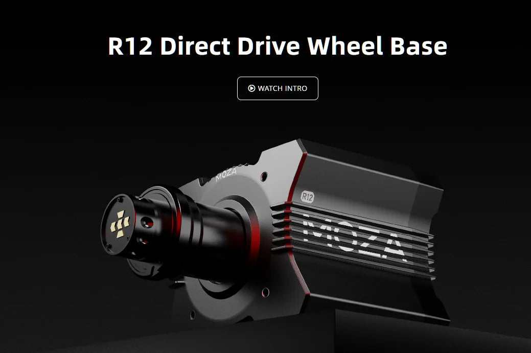 .MOZA Racing GS V2P GT Wheel A full featured 300mm sim wheel with R9 V3 / R12 V2 Direct Drive Wheel Base