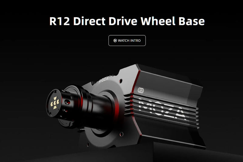 .MOZA Racing GS V2P GT Wheel A full featured 300mm sim wheel with R9 V3 / R12 V2 Direct Drive Wheel Base