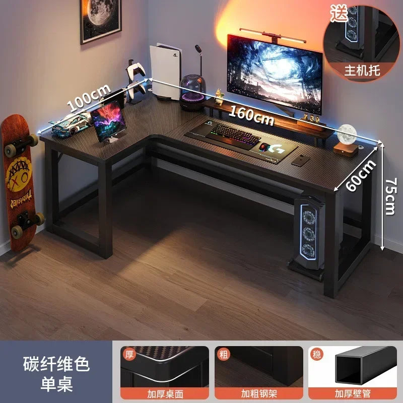 Gaming Desks, Writing Desk, Double Table, Family Bookcase Combination, Bedroom Study E-sports Room Use
