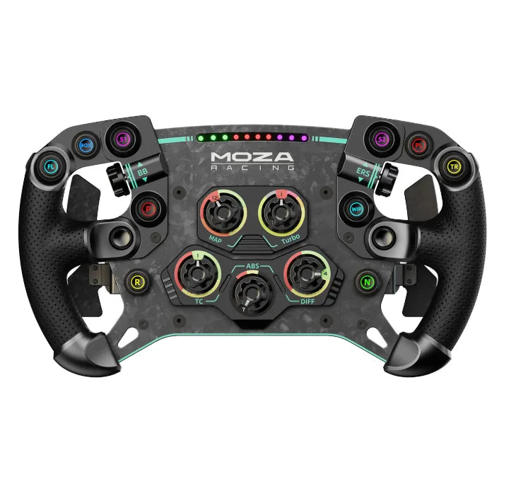 .MOZA Racing GS V2P GT Wheel A full featured 300mm sim wheel with R9 V3 / R12 V2 Direct Drive Wheel Base