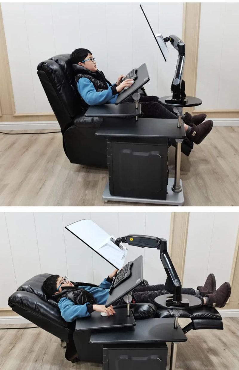 Bedside table Desktop space capsule E-sports table Bedside  Robotic arm  Lazy cockpit suspension bracket
