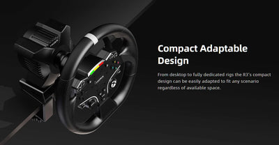 MOZA Racing R3 3.9Nm Direct Drive Wheel Base with ESX Steering Wheel and Pedals for Xbox
