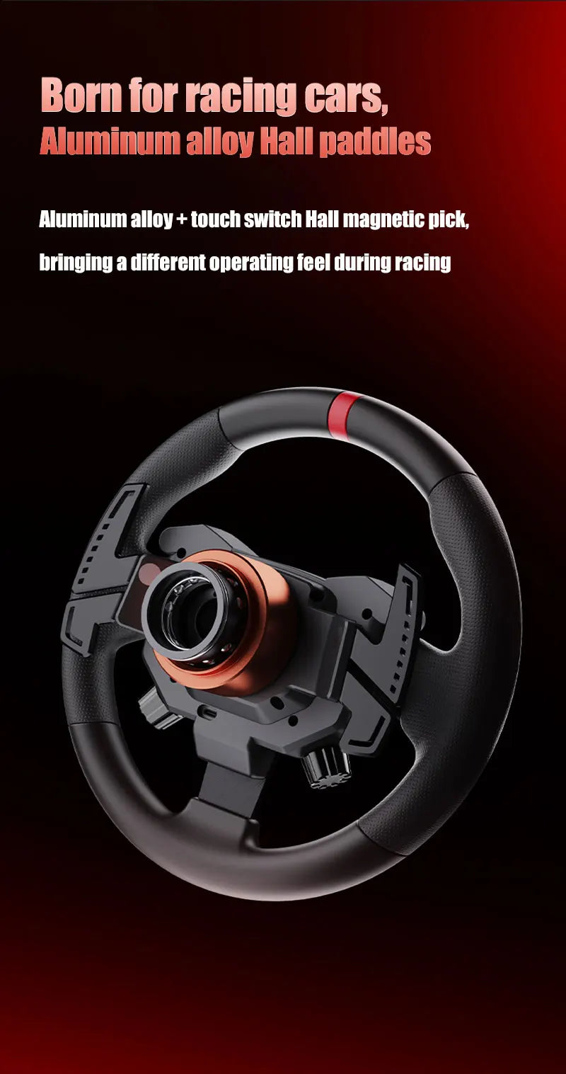 PXN V4D Bundle Racing Wheel 4Nm Force Feedback Simulator Gaming Steering Wheel PXN VD Series Direct Drive Servo Motor For PC