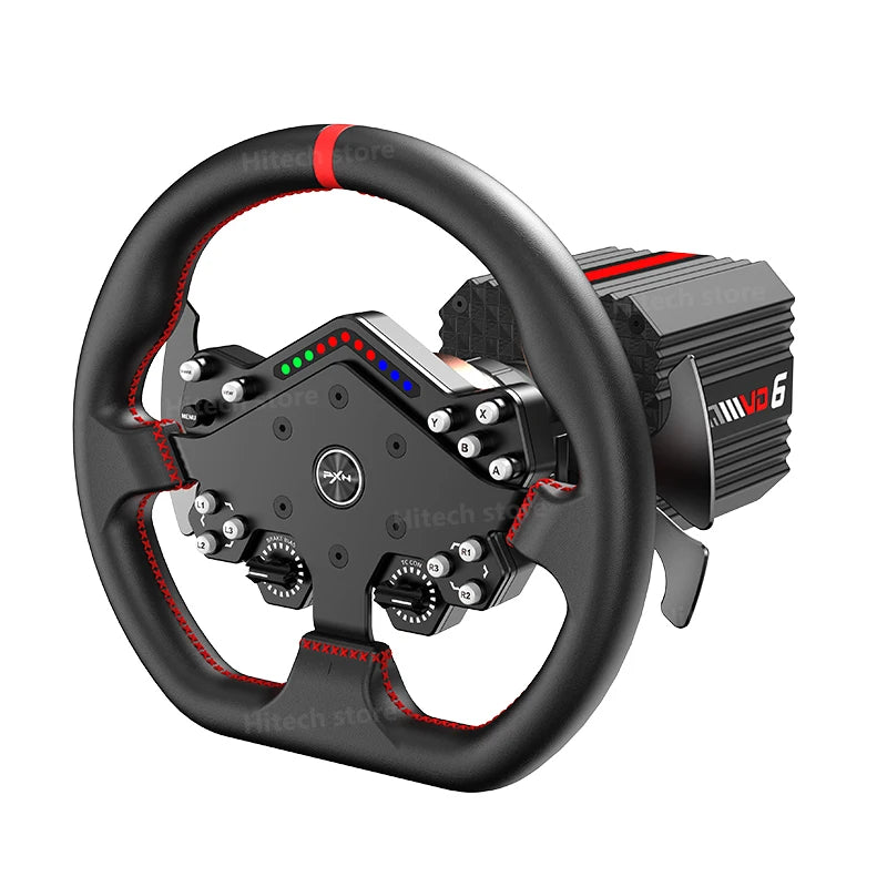 NEW PXN VD6 game steering wheel servo direct drive 6Nm base Hall magnetic pedal racing simulator full set of equipment PC/steam