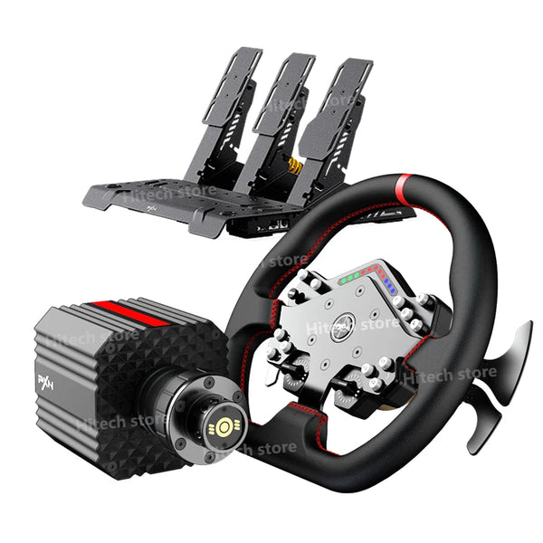 NEW PXN VD6 game steering wheel servo direct drive 6Nm base Hall magnetic pedal racing simulator full set of equipment PC/steam