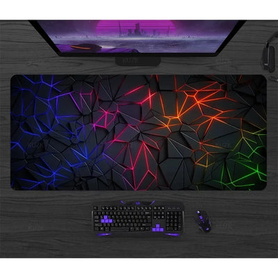 Gaming Mouse Pad Gamer Desk Mat Large Area Keyboard Pad Mousepad Carpet Laptop Computer E-Sports Modern Table Surface Mause Pad