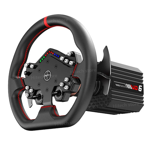 NEW PXN VD6 game steering wheel servo direct drive 6Nm base Hall magnetic pedal racing simulator full set of equipment PC/steam