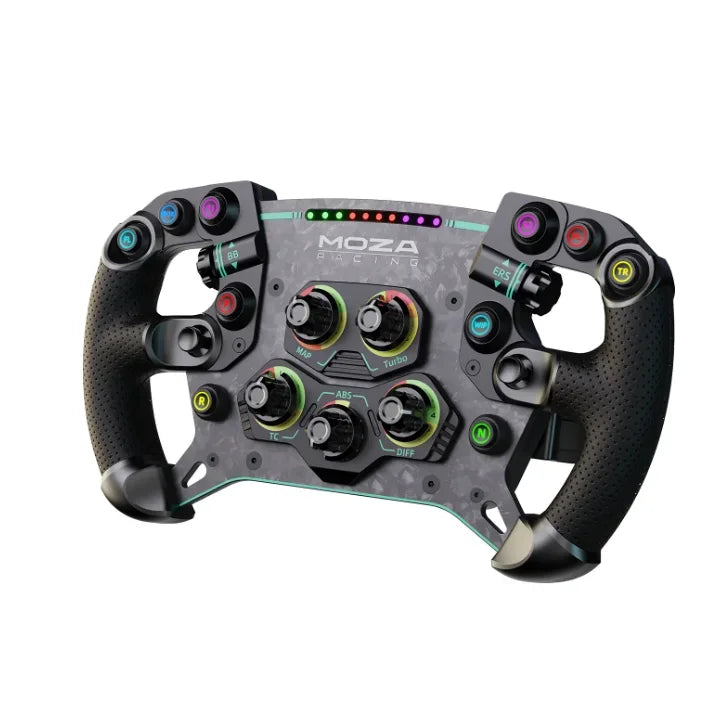 .MOZA Racing GS V2P GT Wheel A full featured 300mm sim wheel with R9 V3 / R12 V2 Direct Drive Wheel Base