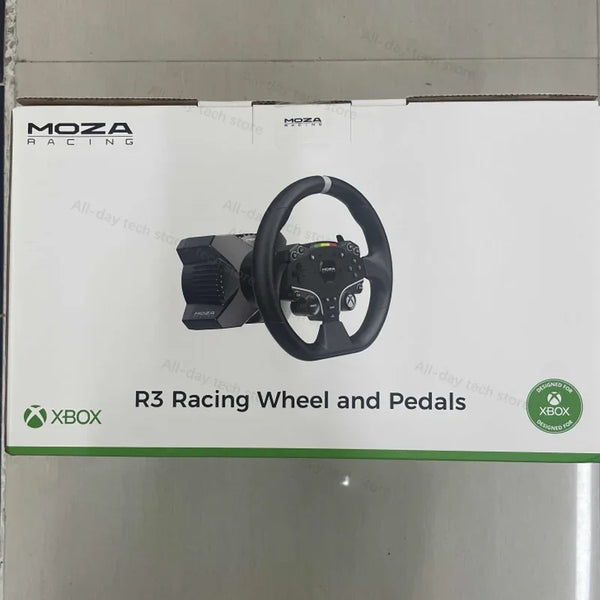 MOZA Racing R3 3.9Nm Direct Drive Wheel Base with ESX Steering Wheel and Pedals for Xbox