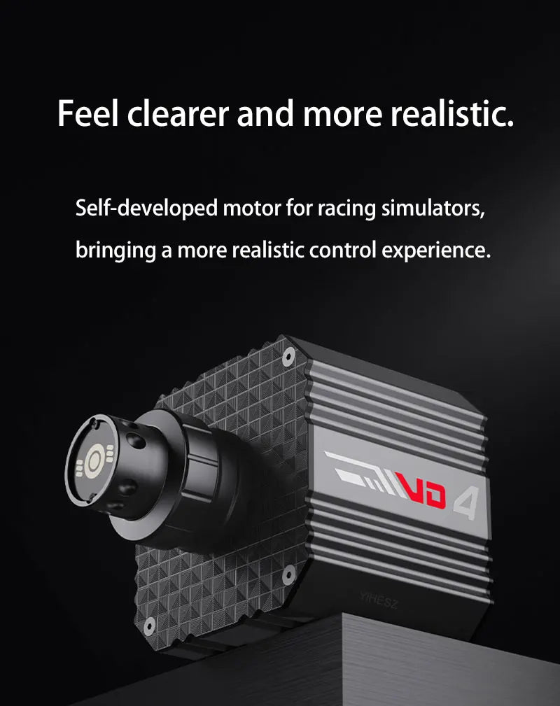 PXN V4D Bundle Racing Wheel 4Nm Force Feedback Simulator Gaming Steering Wheel PXN VD Series Direct Drive Servo Motor For PC