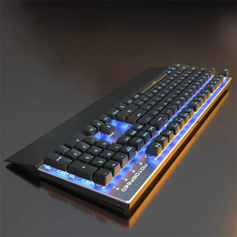 GK89 Motospeed Mechanical Gaming Keyboard 2.4G Wireless Wired 104 Keys RGB Backlit ABS Keycaps Gaming Keyboard For PC Laptop