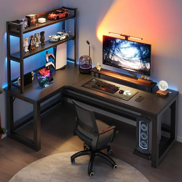Gaming Desks, Writing Desk, Double Table, Family Bookcase Combination, Bedroom Study E-sports Room Use