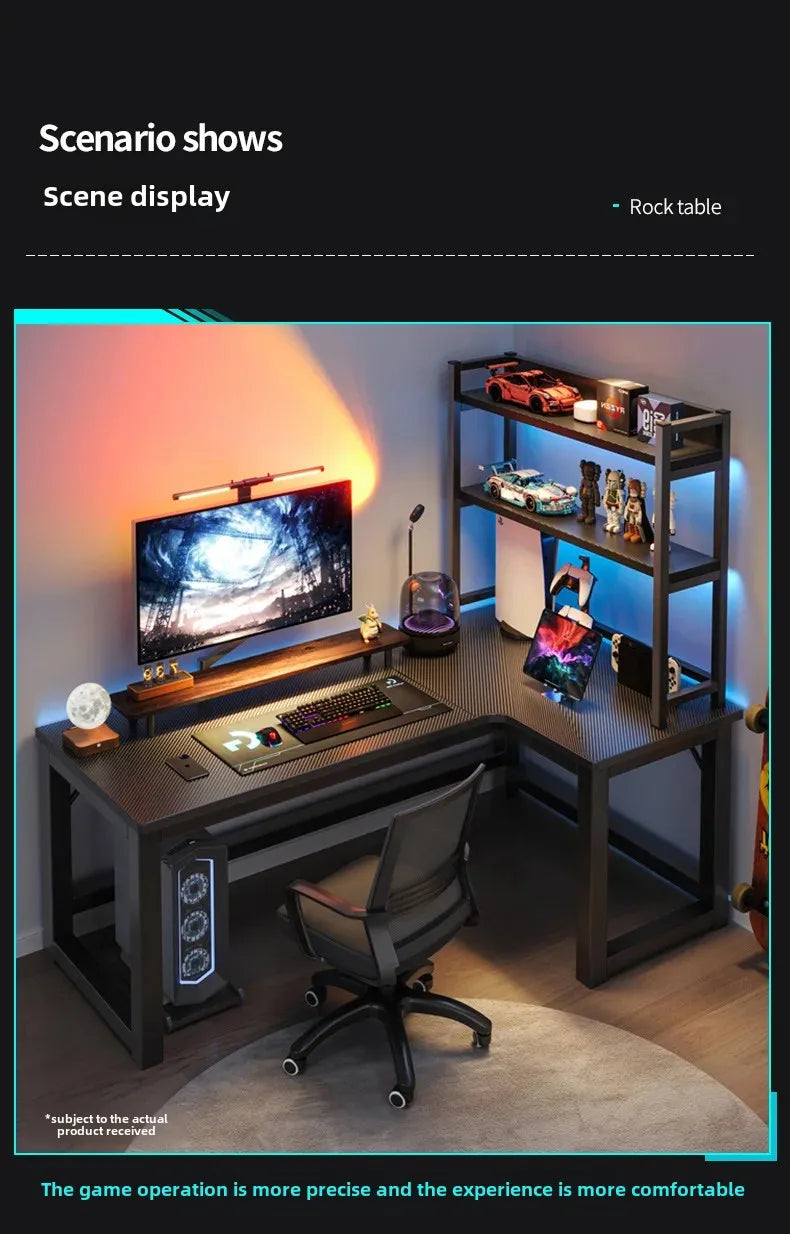 Gaming Desks, Writing Desk, Double Table, Family Bookcase Combination, Bedroom Study E-sports Room Use