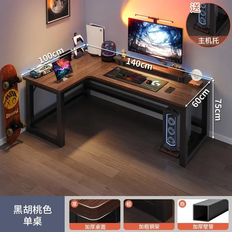 Gaming Desks, Writing Desk, Double Table, Family Bookcase Combination, Bedroom Study E-sports Room Use