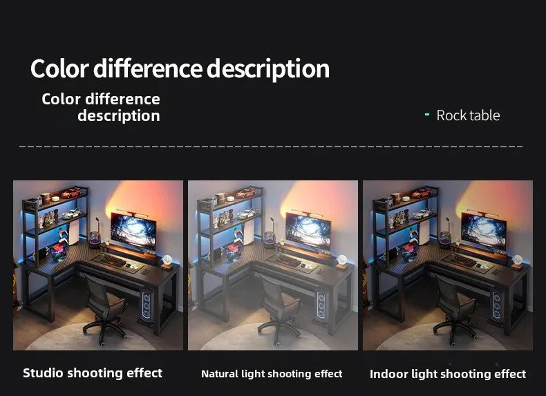 Gaming Desks, Writing Desk, Double Table, Family Bookcase Combination, Bedroom Study E-sports Room Use