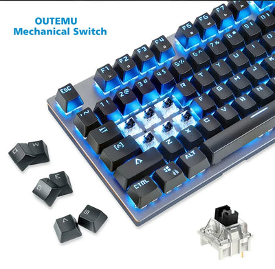 GK89 Motospeed Mechanical Gaming Keyboard 2.4G Wireless Wired 104 Keys RGB Backlit ABS Keycaps Gaming Keyboard For PC Laptop