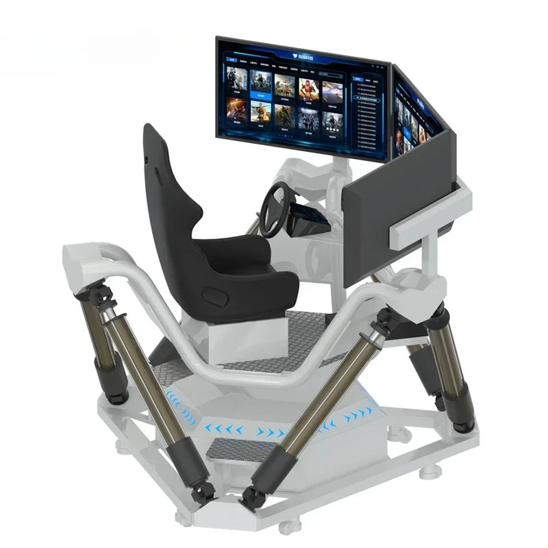 Hot sales Car Racing Game 3Dof Platform Motion Racing Car Simulator Ride On Car 6 Dof Motion Platform Racing Simulator Cockpit