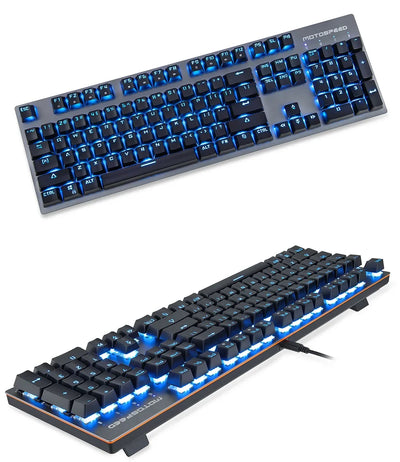 GK89 Motospeed Mechanical Gaming Keyboard 2.4G Wireless Wired 104 Keys RGB Backlit ABS Keycaps Gaming Keyboard For PC Laptop