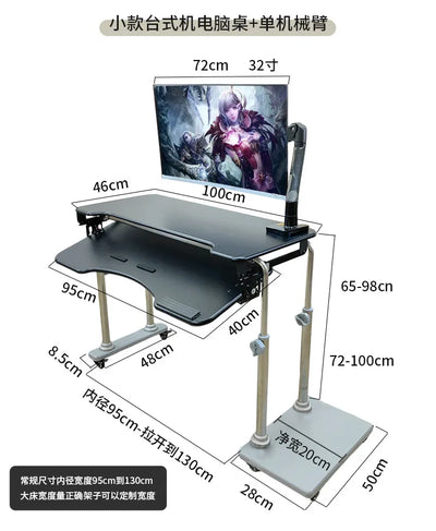 Bedside table Desktop space capsule E-sports table Bedside  Robotic arm  Lazy cockpit suspension bracket