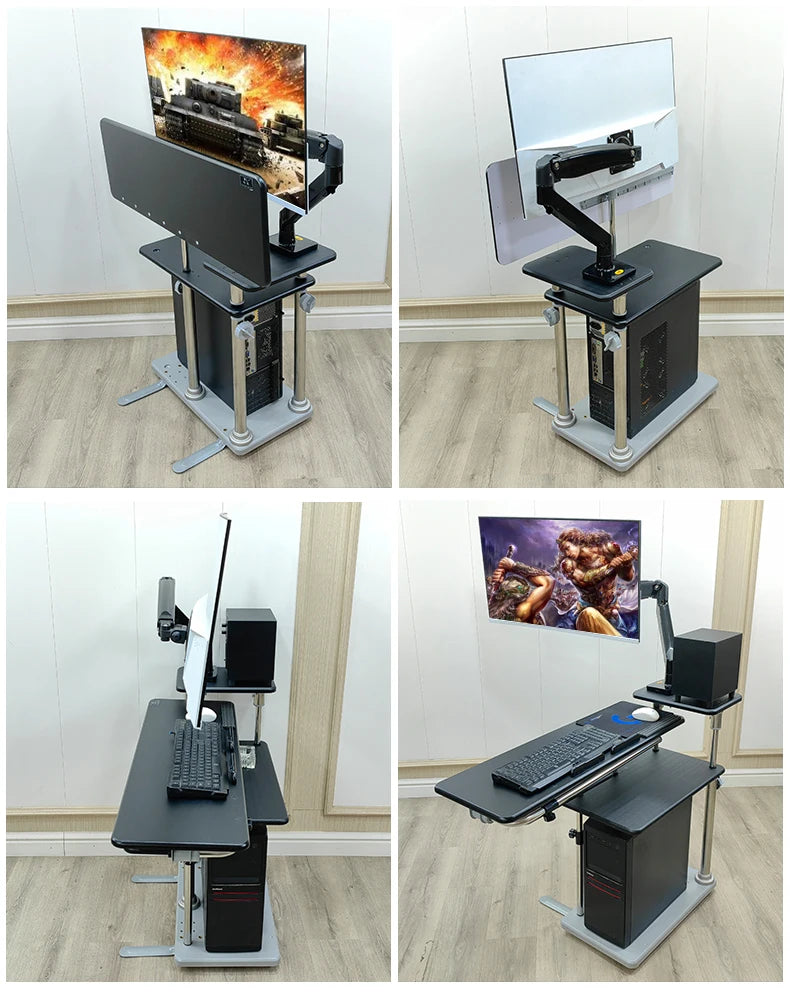 Bedside table Desktop space capsule E-sports table Bedside  Robotic arm  Lazy cockpit suspension bracket