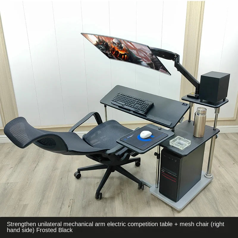 Bedside table Desktop space capsule E-sports table Bedside  Robotic arm  Lazy cockpit suspension bracket