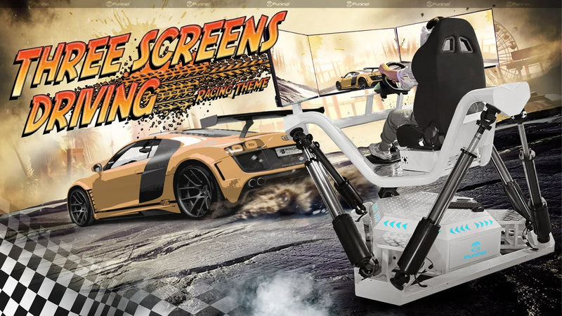 Hot sales Car Racing Game 3Dof Platform Motion Racing Car Simulator Ride On Car 6 Dof Motion Platform Racing Simulator Cockpit