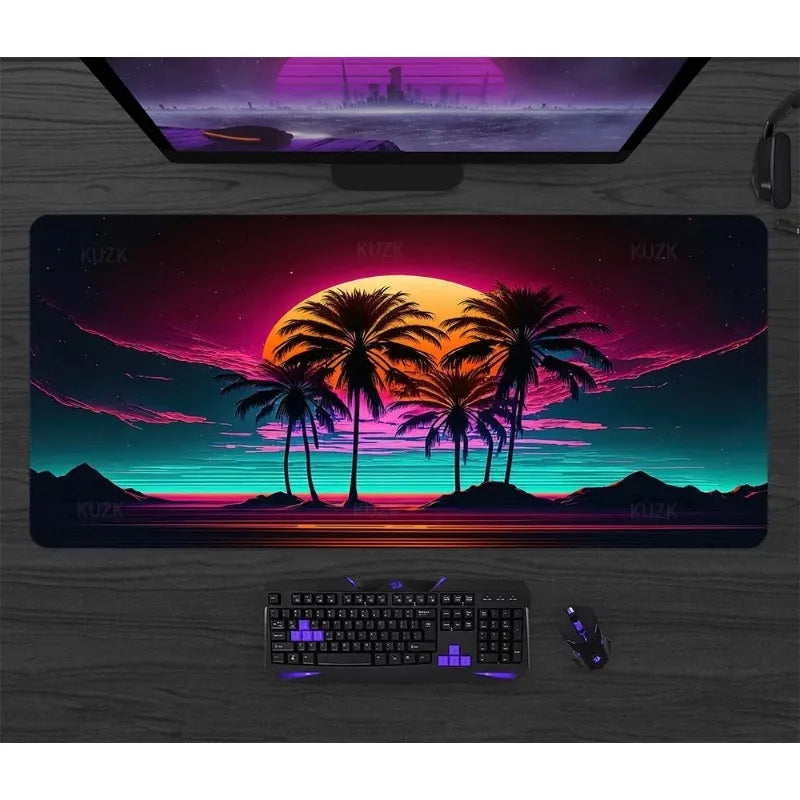 Gaming Mouse Pad Gamer Desk Mat Large Area Keyboard Pad Mousepad Carpet Laptop Computer E-Sports Modern Table Surface Mause Pad