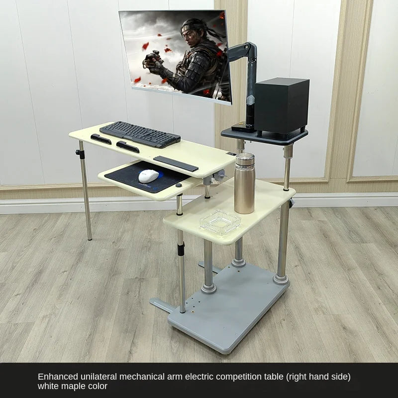 Bedside table Desktop space capsule E-sports table Bedside  Robotic arm  Lazy cockpit suspension bracket