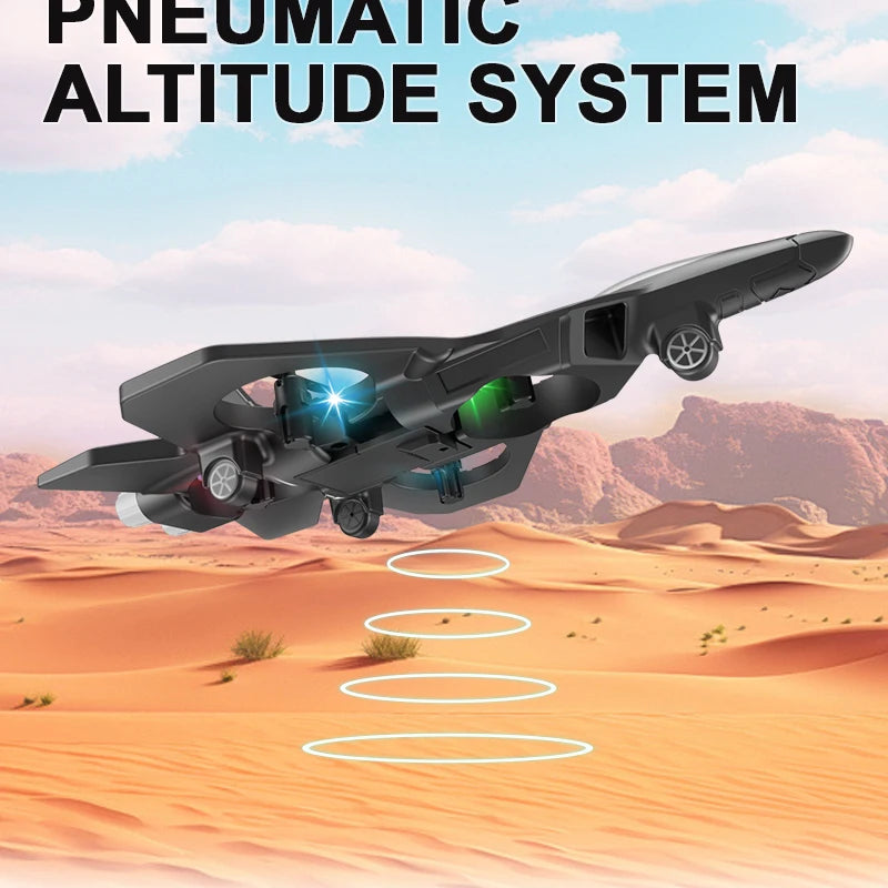 Glider Flying Helicopter RC Hobby Jet Plane 2.4G Stunt Remote Control Foam Fighter Airplane Toy With Light