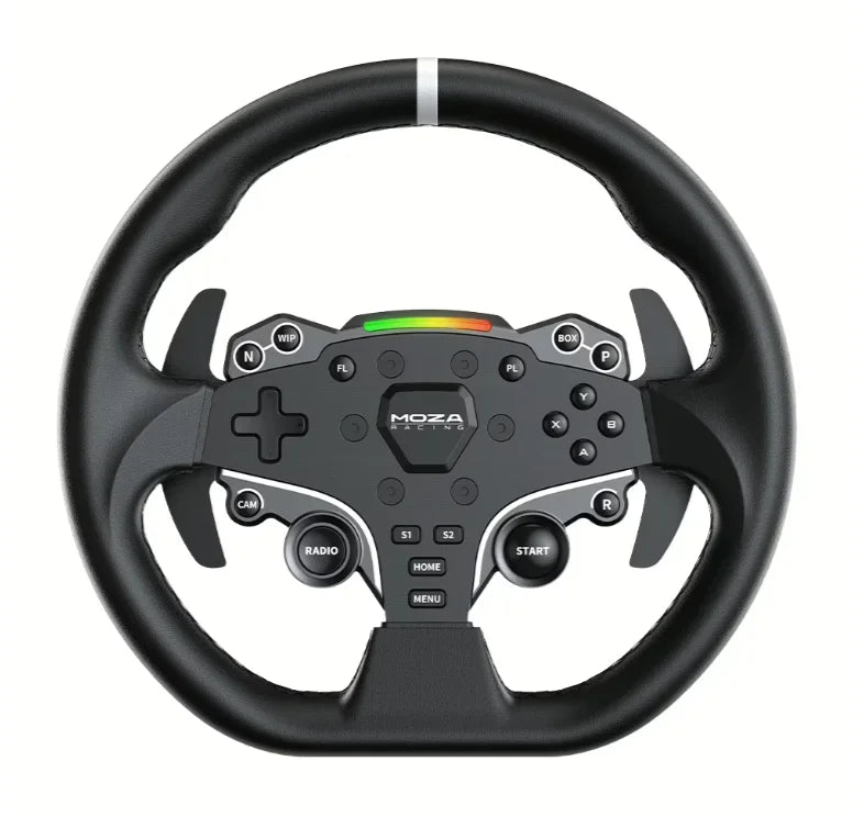 MOZA Racing R5 Bundle Kit Direct Drive Wheel Base 5.5 N·m Peak Torque APP Cloud Control with Steering Wheel ,Pedals,Table Clamp