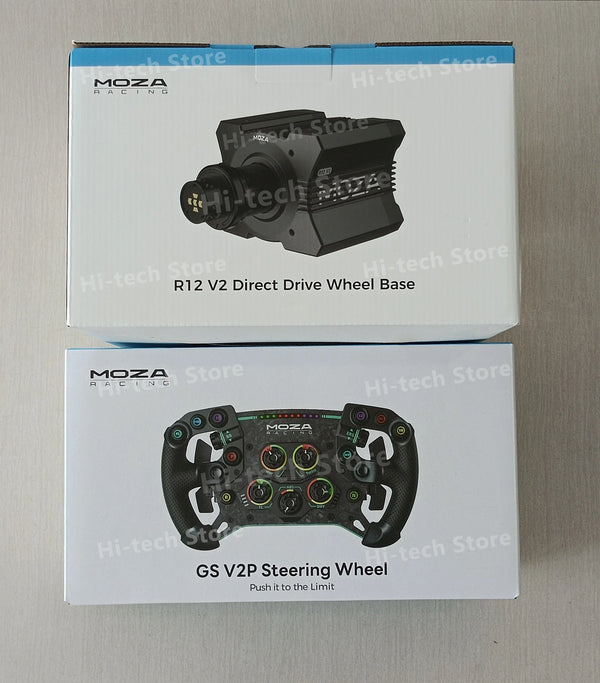 .MOZA Racing GS V2P GT Wheel A full featured 300mm sim wheel with R9 V3 / R12 V2 Direct Drive Wheel Base