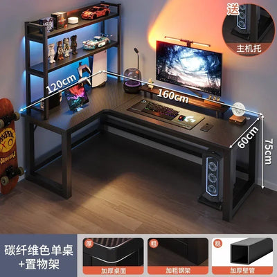 Gaming Desks, Writing Desk, Double Table, Family Bookcase Combination, Bedroom Study E-sports Room Use