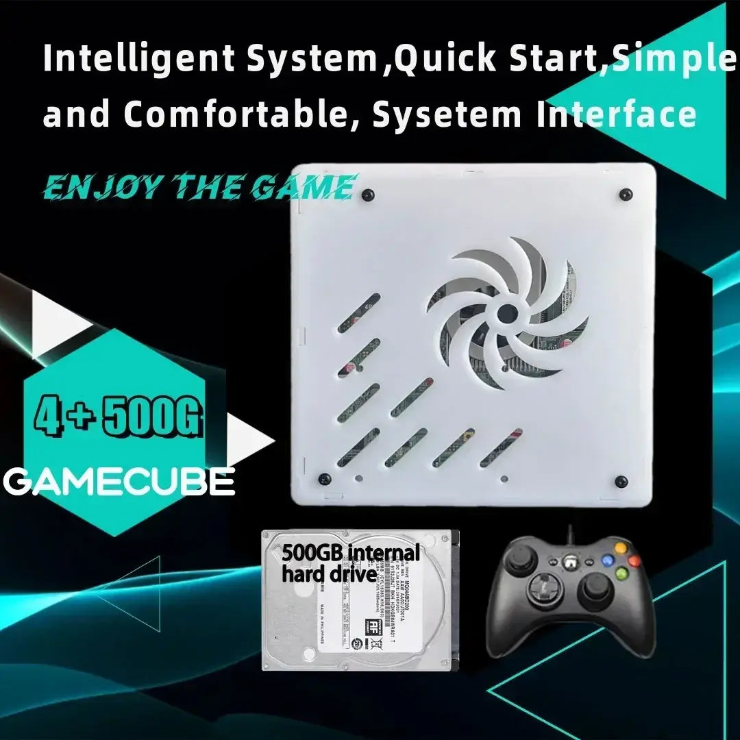 2025 New X8 Retro Video Game Console 500GB Plug and Play 4K With 70000+Games 60 Emulators For Wii PS2 N64 PSP GameCube XBOX