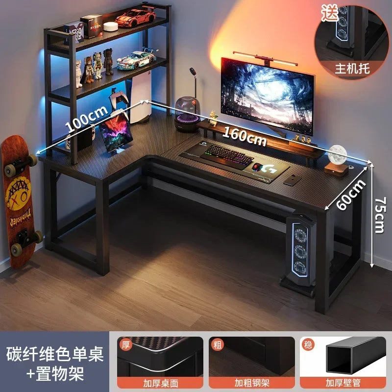 Gaming Desks, Writing Desk, Double Table, Family Bookcase Combination, Bedroom Study E-sports Room Use