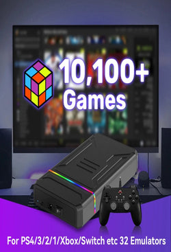 Video Game Consoles Launchbox OS Retro Gaming HDD for Xbox/Switch/PS4/PS3/PS2/PS1/DC/WII for Windows PC/Laptop with 10107Games