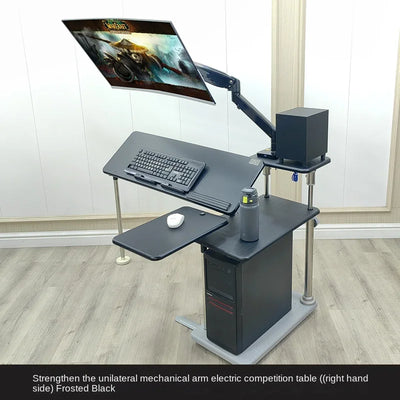 Bedside table Desktop space capsule E-sports table Bedside  Robotic arm  Lazy cockpit suspension bracket